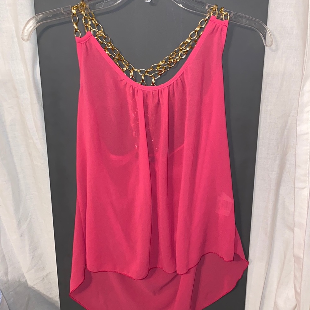 Cute chain link tank top